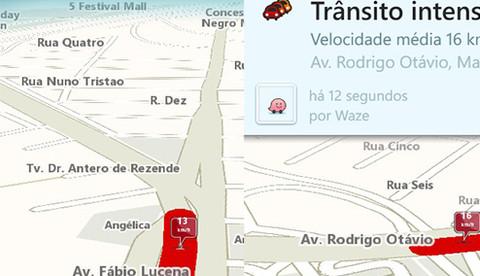 Sinalizadores do Waze mudam no Carnaval