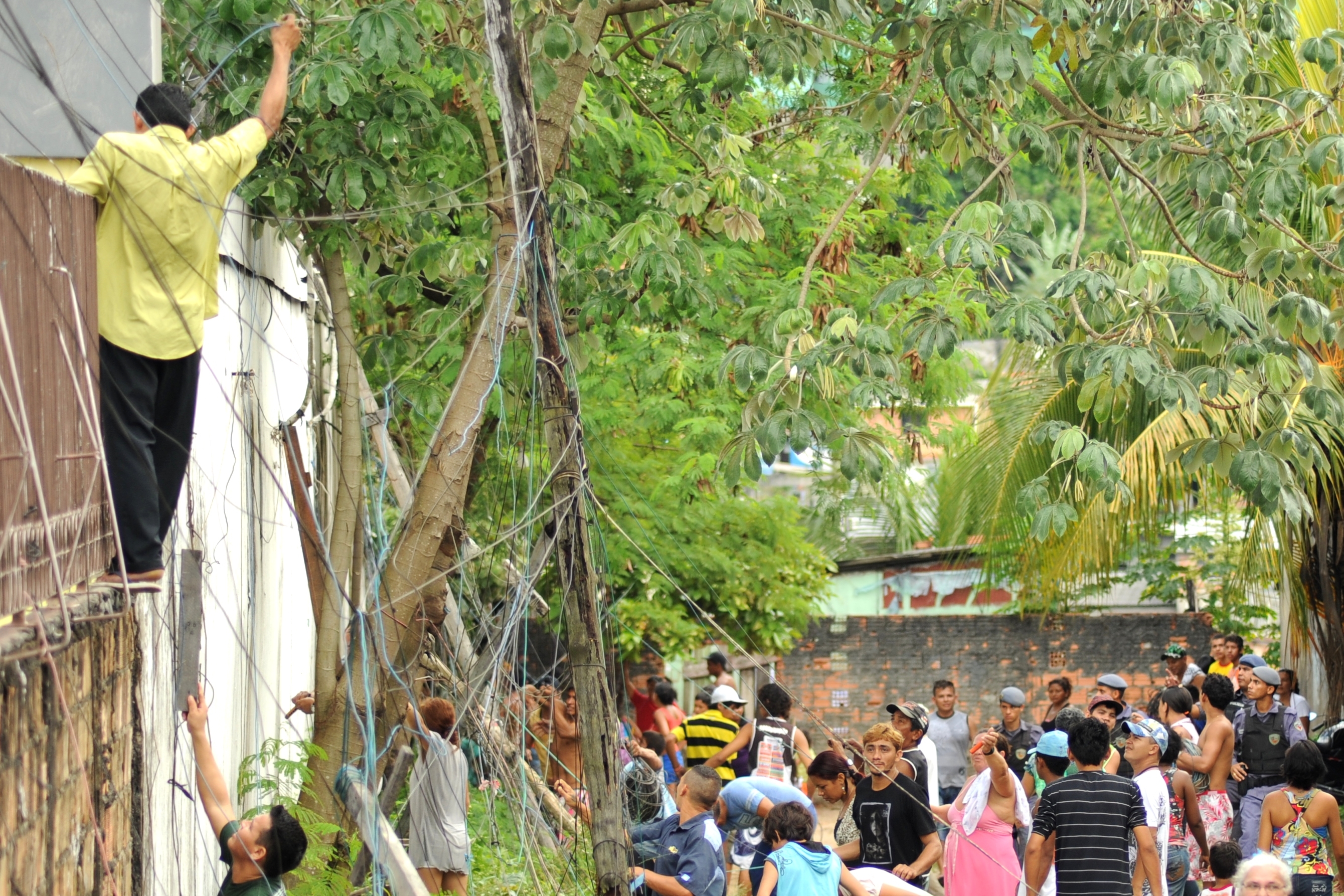 Amazonas Energia alerta para riscos de acidentes na rede de energia elétrica