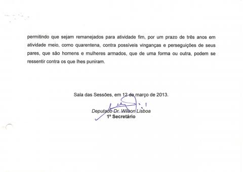 Wilson Lisboa quer discutir medidas disciplinares da Corregedoria da SSP