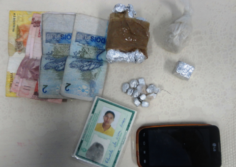 Casal é preso comercializando drogas em via pública no Educandos