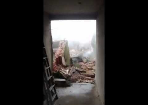 Morador de uma das casas atingida filmou momento do acidente de Eduardo Campos