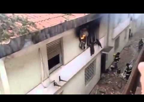 "O avião parecia uma bola de fogo"