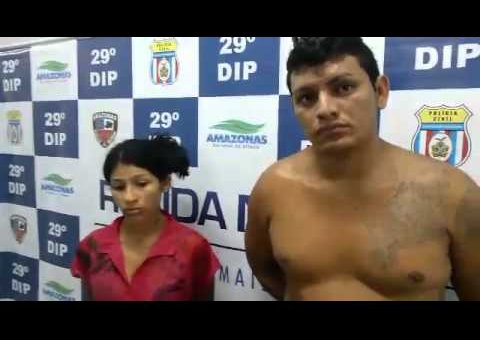 Casal vendia drogas no "Flutuante do pó" no Mauazinho em Manaus