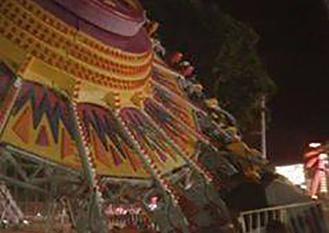 Acidente em parque de diversões mata um e fere vários em Fortaleza