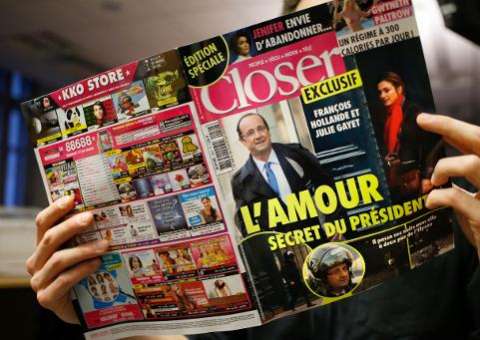 Presidente da França processa revista por revelar seu romance com atriz