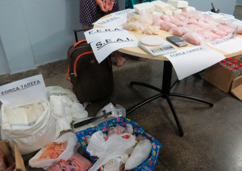 Naldo é preso com mais de 18 kg de drogas