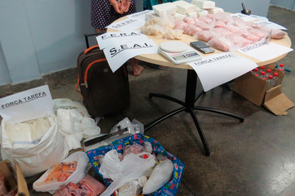 Naldo é preso com mais de 18 kg de drogas
