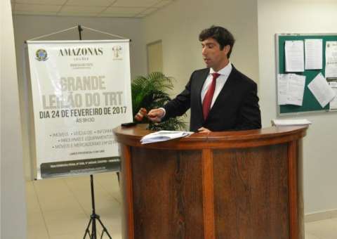 Leilão do TRT arrecada mais de um milhão de reais 