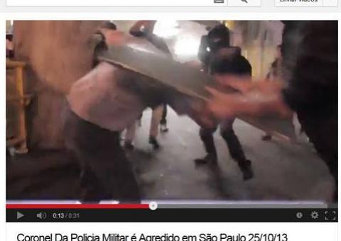 Vídeo mostra agressão a coronel ferido durante tumulto