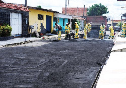 Governo intensifica obras de recuperação das vias urbanas 