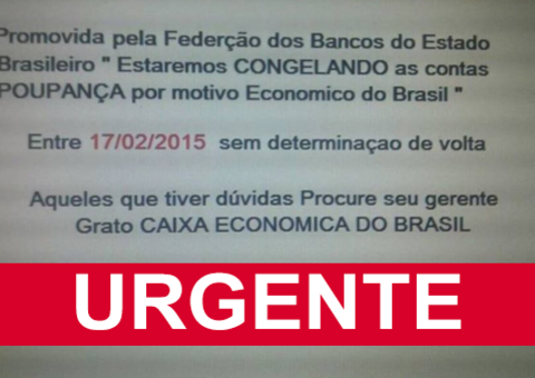 Nota sobre o confisco das Poupanças da Caixa