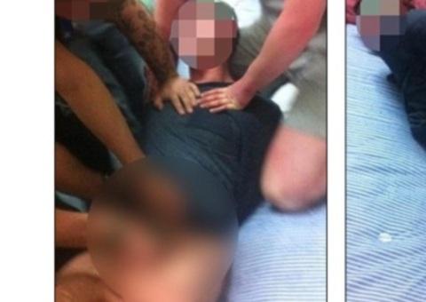 Colegas torturam  militar e postam fotos do abuso no Facebook