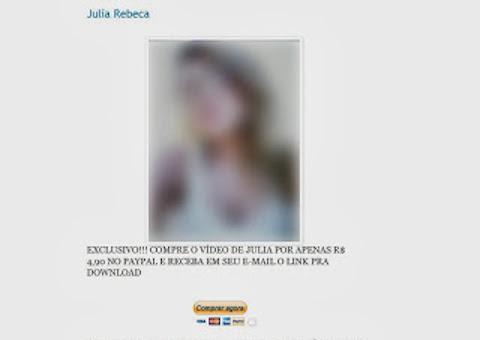 Vídeo de Júlia Rebeca que aparece com mais dois jovens é vendido em site