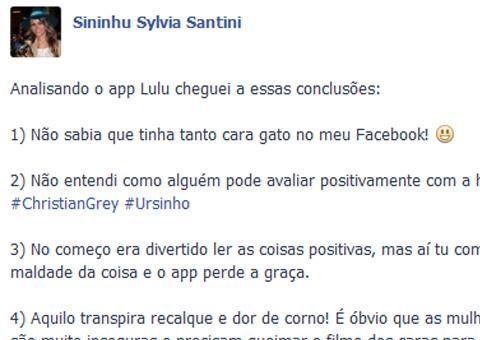  Blogueira comenta sobre o Lulu, app do momento entre as mulheres
