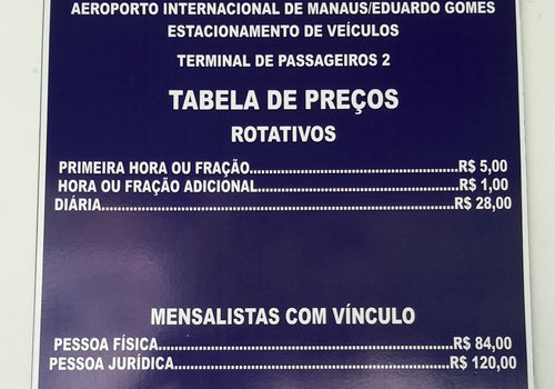 Procon autua estacionamento do aeroporto Eduardo Gomes