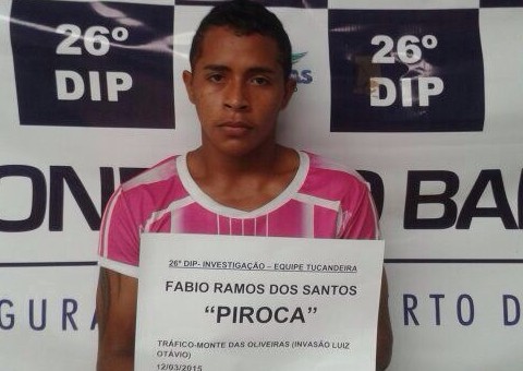 Equipe Tucandeira prende "Piroca" traficando oxi e cocaína  