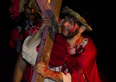 Via Sacra no Alvorada promete muita emoção e as cenas da ressurreição do Cristo