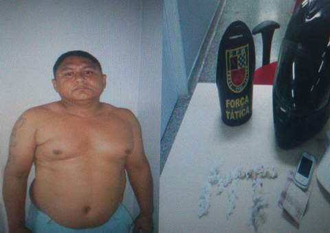  Polícia pega "Fofinho" do tráfico com bolso recheado
