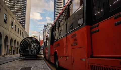 Ônibus do transporte coletivo de Curitiba