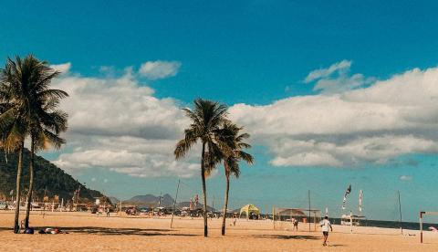 Dia de sol e calor na cidade do Rio de Janeiro