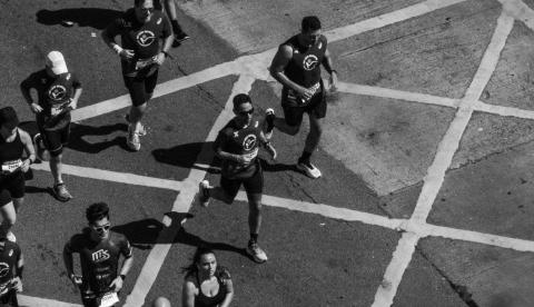 Corrida de rua na região central de São Paulo (imagem ilustrativa)
