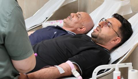 Campanha de doação de sangue em parceria com o Hemorio