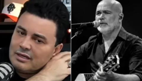 Montagem com os cantores Rick e Renner
