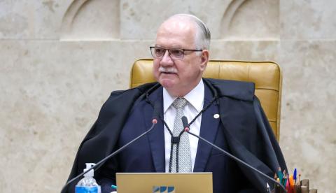 O ministro Edson Fachin, presidente do Supremo Tribunal Federal