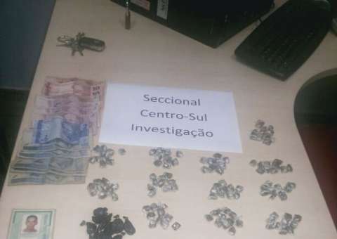 Polícia Civil prende homem com 210 trouxinhas no bairro Mundo Novo