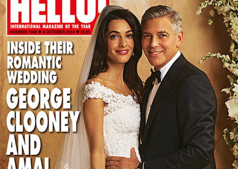 George Clooney e Amal Alamuddin doam cachê de fotos do casamento para caridade