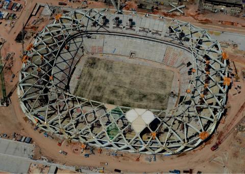 Arena da Amazônia alcança 88% de execução das obras