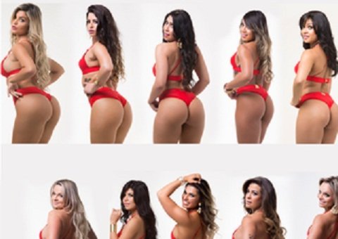 Miss Bumbum Brasil 2014 mostra frente e verso das suas 27 candidatas
