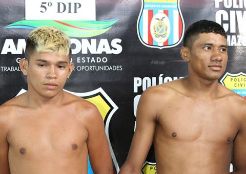 Dupla presa com entorpecentes