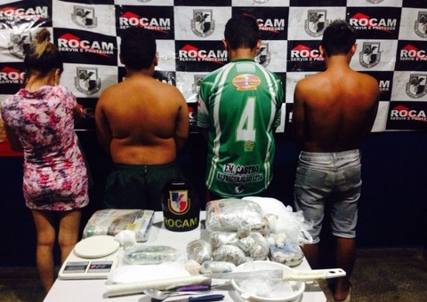 Jovens de 12 anos são flagrados com 10 quilos de cocaína