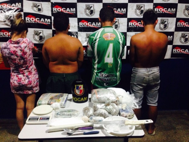 Jovens de 12 anos são flagrados com 10 quilos de cocaína