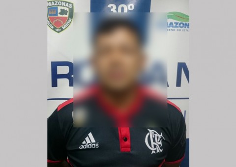 Procurado por roubo, ‘Pacu’ chama a atenção de policiais e acaba preso em Manaus