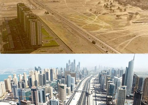 Antes e depois das maiores cidades do planeta. Veja