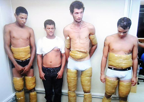 Presos com 34 quilos de cocaína