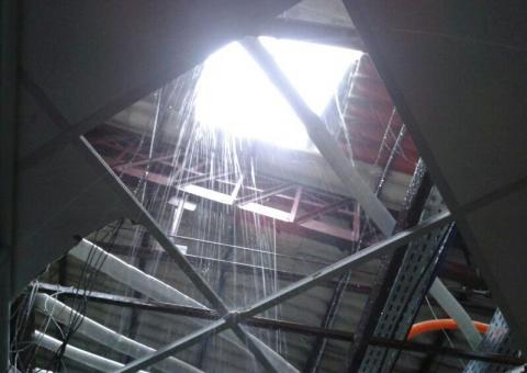 Prédios de saúde são comprometidos com chuva