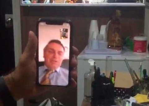 Em videochamada, feirantes de Manaus declaram apoio a Bolsonaro