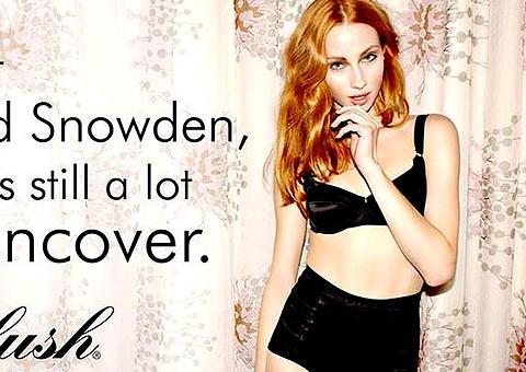  Grife de lingerie cita ex-agente da CIA Edward Snowden e NSA para alavancar vendas