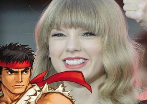 Taylor Swift é uma péssima lutadora de Street Fighter