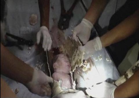 Polícia chinesa: queda de bebê em tubulação de esgoto foi acidente