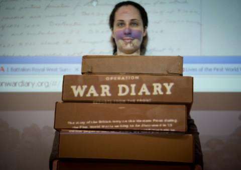 Diários de oficiais da 1a. Guerra Mundial são postados na internet