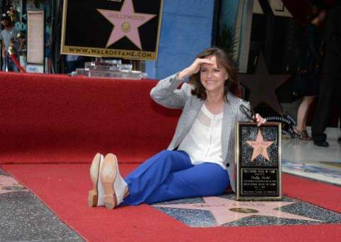 Sally Field ganha estrela na Calçada da Fama