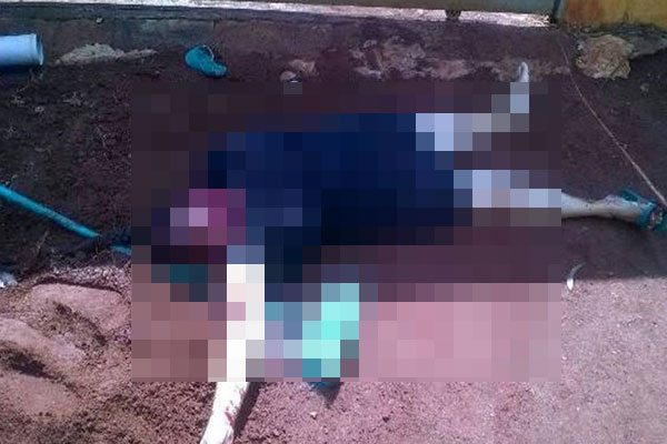 Filho mata mãe com golpes de picareta