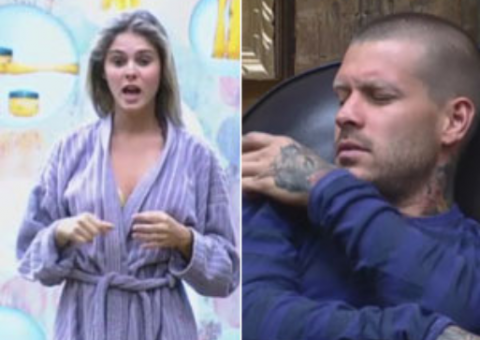 Bárbara faz intriga, irrita Mateus e leva bronca do amado
