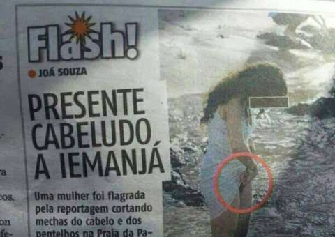 Presente cabeludo para Iemanjá