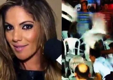 Ex-BBB Anamara é agredida em evento de MMA