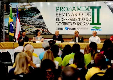 Seminário discute obras do Prosamim II 